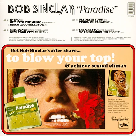 Bob Sinclar - Paradise 2022 Remastered Edition