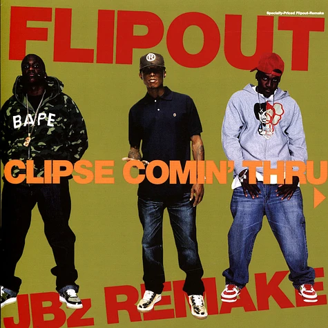 Clipse / Pharrell Williams - Clipse Coming Thru / Happy Flipout Edits Blue Vinyl Edition