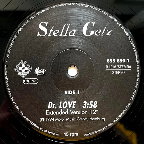 Stella Getz - Dr. Love