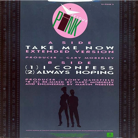 Vicious Pink - Take Me Now (Extended Version)