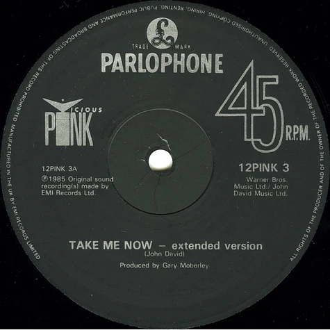 Vicious Pink - Take Me Now (Extended Version)