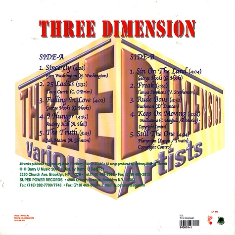 V.A. - Three Dimension