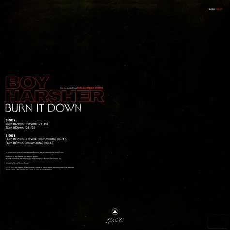 Boy Harsher - Burn It Down Pumpkin Orange Vinyl Edition