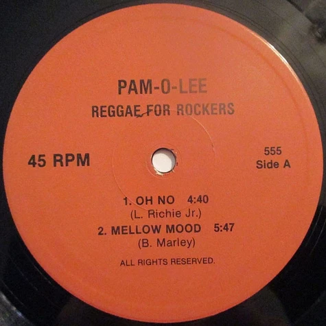 Pam-O-Lee - Reggae For Rockers