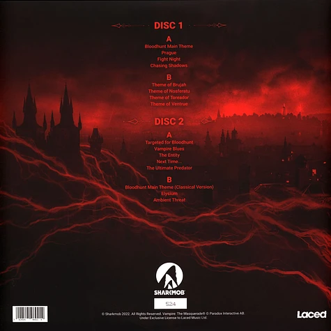 Atanas Valkov - OST Vampire The Masquerade: Bloodhunt Red Vinyl Edition