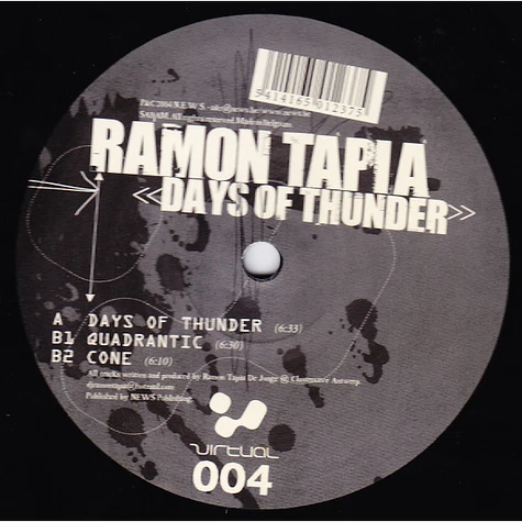 Ramon Tapia - Days Of Thunder