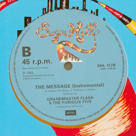 Grandmaster Flash and The Furious Five The Message Album Cover Sticker