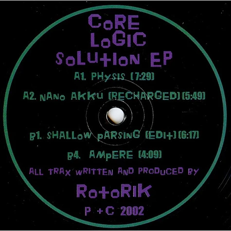 Rotorik - Core Logic Solution EP