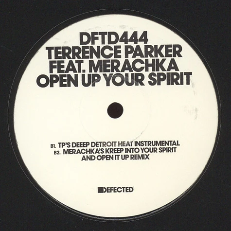 Terrence Parker Feat Merachka - Open Up Your Spirit