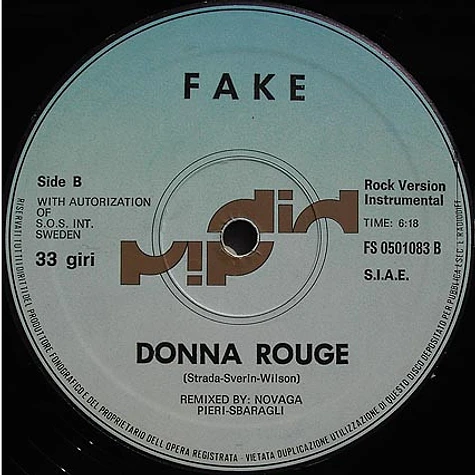 Fake - Donna Rouge (Voglio Fare L’Amore)