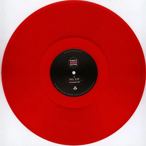 Purple Disco Machine - Devil In Me Feat. Joe Killington & Duane Harden Red Vinyl Edtion