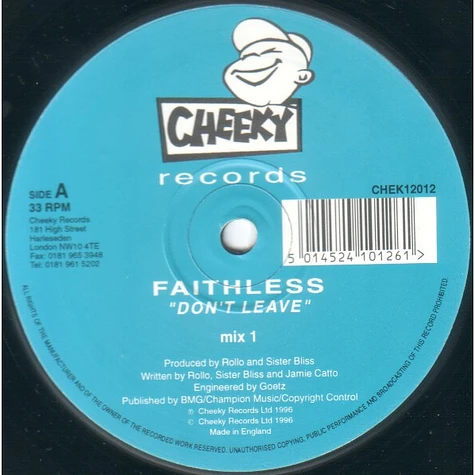 Faithless - Don't Leave