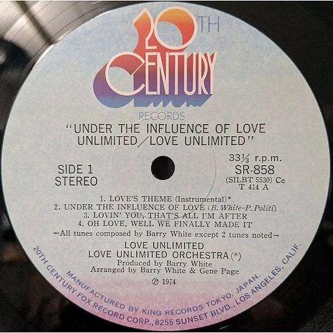 Love Unlimited - Under The Influence Of Love Unlimited