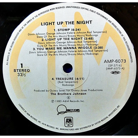 Brothers Johnson - Light Up The Night