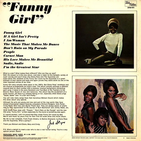 The Supremes - Sing And Perform "Funny Girl"
