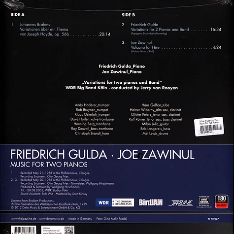 Friedrich Gulda / Joe Zawinul - Music For Two Pianos