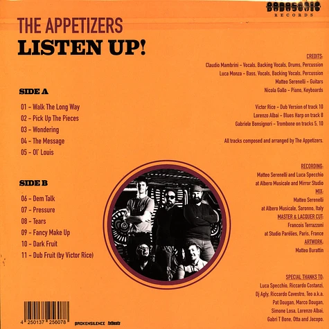 The Appetizers - Listen Up!