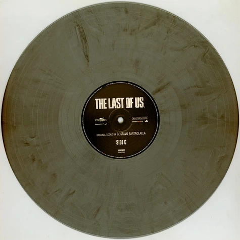 Gustavo Santaolalla - OST The Last Of Us Silver Black Marble Vinyl Edition