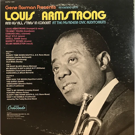 Louis Armstrong And His All-Stars - An Evening With Louis