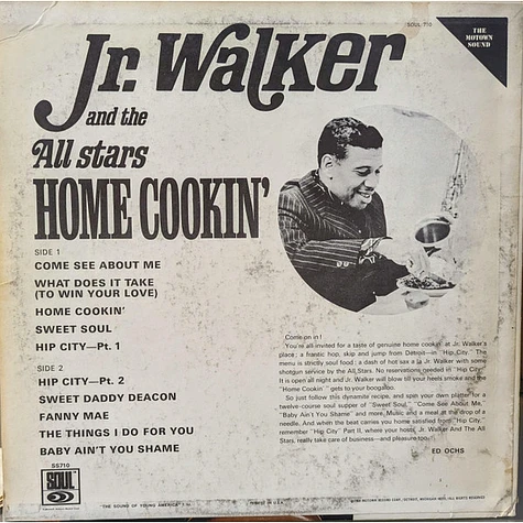 Junior Walker & The All Stars - Home Cookin'