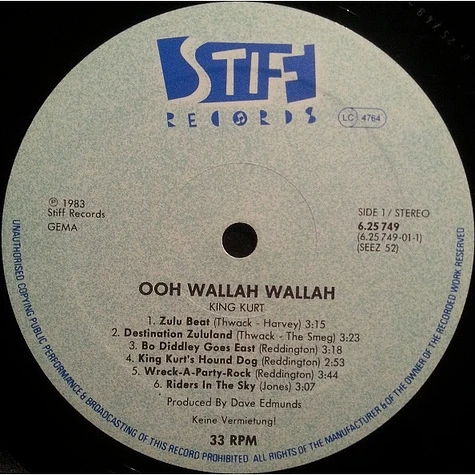 King Kurt - Ooh Wallah Wallah