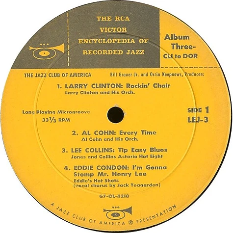 V.A. - The RCA Victor Encyclopedia Of Recorded Jazz: Album 3 - Cli To Dor