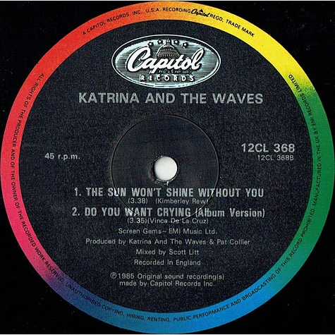 Katrina And The Waves - Do You Want Crying