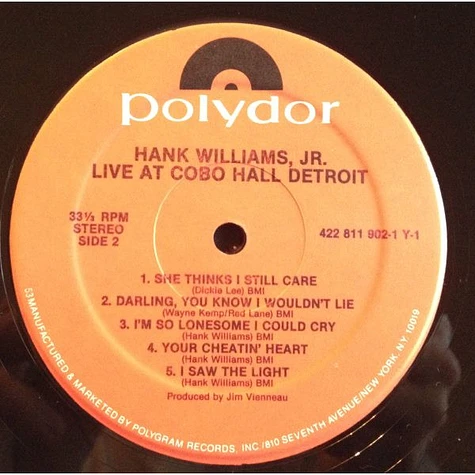 Hank Williams Jr. - Live At Cobo Hall Detroit