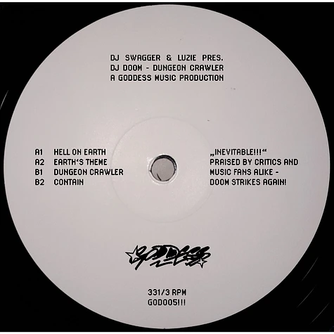 DJ Swagger & Luz1e Pres. DJ Doom - Dungeon Crawler