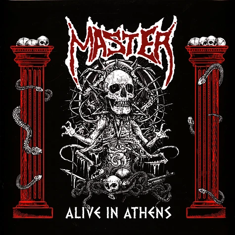 Master - Alive In Athens Red Black White Marbled Vinyl Edition
