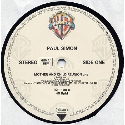 Paul Simon - Mother And Child Reunion