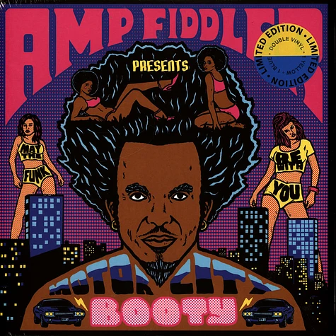 Amp Fiddler - Motor City Booty Blue And Yellow Colored Vinyl Edition