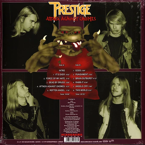 Prestige - Attack Against Gnomes Black Vinyl Edition