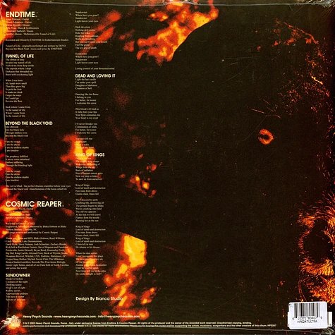 Endtime / Cosmic Reaper - Doom Sessions Volume 7 Color In Color Transparent Red Splatter Vinyl Edition