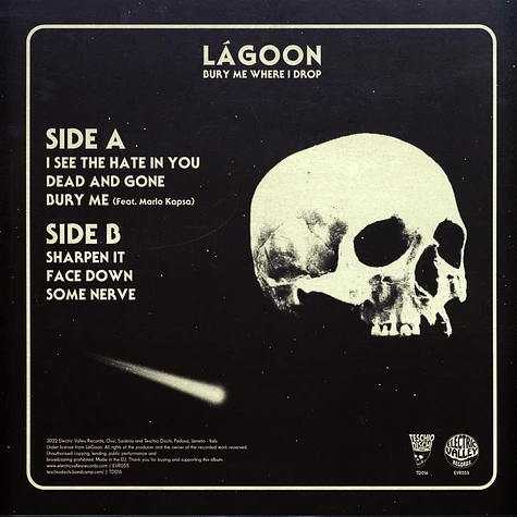 Lagoon - Bury Me Where I Drop Galaxy Orange & Blue Vinyl Edtion