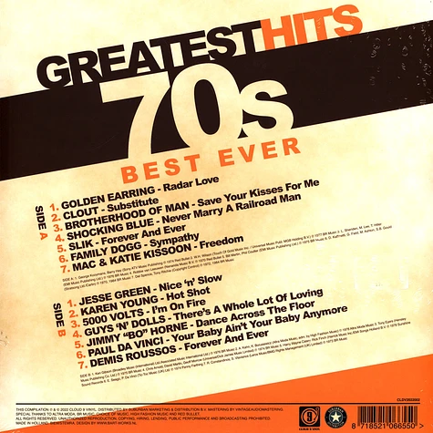 V.A. - Greatest 70s Hits Best Ever
