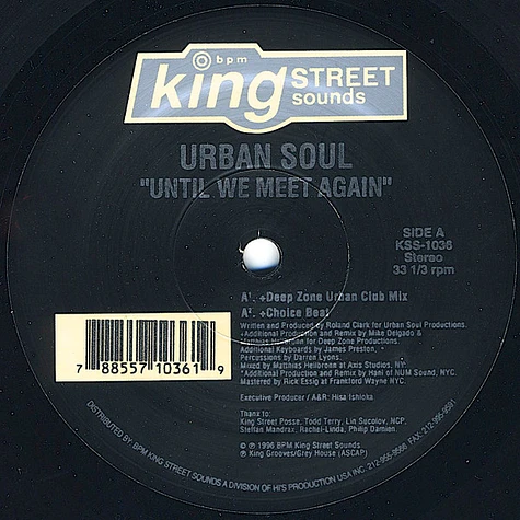 Urban Soul - Until We Meet Again