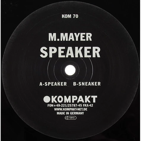 Michael Mayer - Speaker