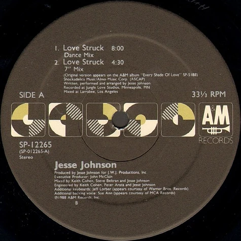 Jesse Johnson - Love Struck