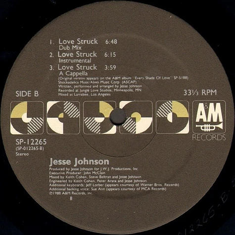 Jesse Johnson - Love Struck