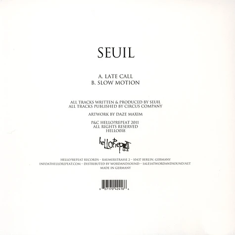 Seuil - Late Call