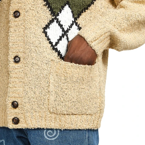 Patta - Argyle Knitted Cardigan
