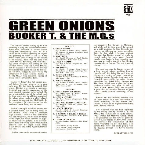 Booker T.& The Mg's - Green Onions Deluxe 60th Anniversary