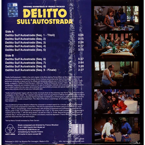 Franco Micalizzi - Delitto Sull'Autostrada