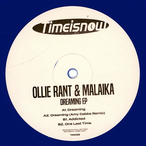 Ollie Rant & Malaika - Dreaming EP