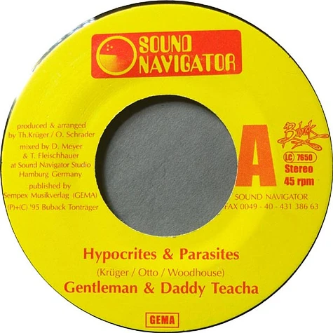 Gentleman & Daddy Teacha / Di Iries - Hypocrites & Parasites / Bon Scott Version