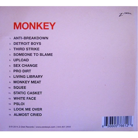 Zero Boys - Monkey