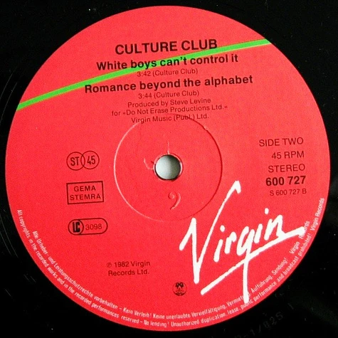 Culture Club - Time (Clock Of The Heart)