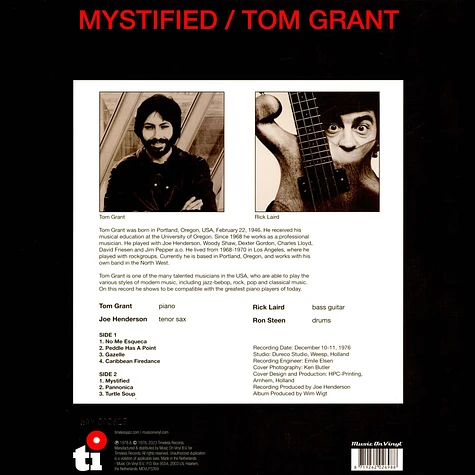 Tom Grant - Mystified