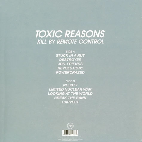 Toxic Reasons - Kill By Remote Control Grey Vinyl Edition